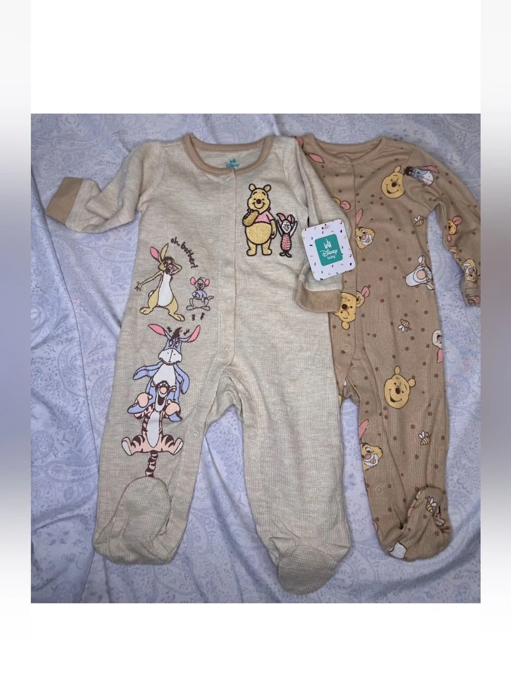 Disney Baby Winnie the Pooh Infant 2 Pack Coverall Set
